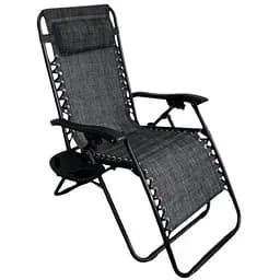 Розкладне крісло шезлонг Leobro Zero Gravity Dark Grey (LB-ZGC-A1-DGR)