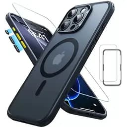 Чохол із захистом на камеру + захисне скло ESR Classic Hybrid Case (HaloLock) Set Frosted Black для iPhone 16 Pro Max (1A7790104)