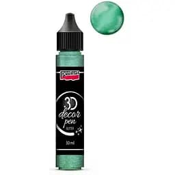 Контур Pentart Эффект 3Д жемчужин прозрачный Изумрудный 30 мл 