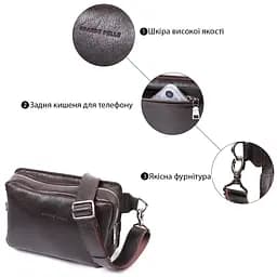 Чоловіча шкіряна сумка GRANDE PELLE 20,5х14,5х6,5 см sum0026532 - мініатюра 3