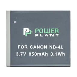 Акумулятор до фото/відео PowerPlant Canon NB-4L (DV00DV1006) - мініатюра 2