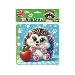 Дитячий м'який пазл "Єнот та їжачок" Vladi Toys VT1102-36, 25 елементів