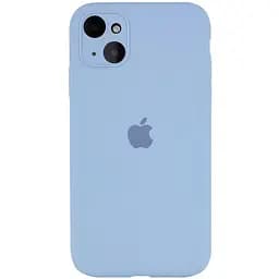 Чехол Silicone Case Full Camera Protective AA для Apple iPhone 13 6.1" Блакитний / Lilac Blue