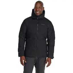 Мембранна чоловіча тепла куртка Rab Valiance Jacket M Чорний