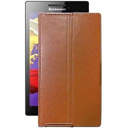 Чехол StatusCASE из экокожи для планшета Lenovo Tab 2 A7-30 Коричневый