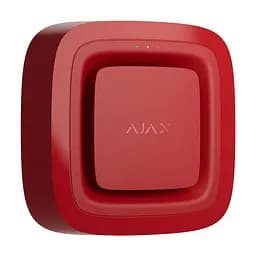 Бездротовий адресний пожежний оповіщувач звуковий Ajax EN54 FireProtect (Sounder) Jeweller Red (26-00654) - мініатюра 2