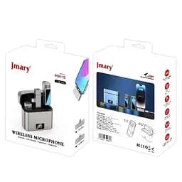 Петличний бездротовий мікрофон Jmary MW-15 Dual-mic Type-C Black - мініатюра 6