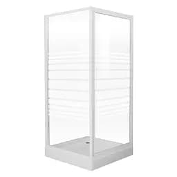 Душова кабіна Eger Frida 90x90 см з піддоном 599-151-15, другий, білий
