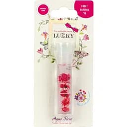 Масло-блеск для губ Lukky Aqua Fleur с красными цветами (T22005)