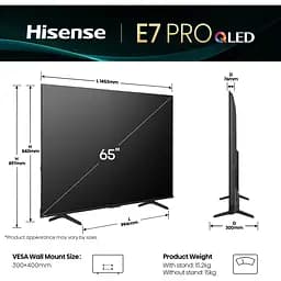 Телевізор Hisense 65E7Q Pro 65` QLED 4K (20015451) EU [150992] - мініатюра 8