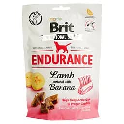 Беззернові ласощі для собак Brit Care Endurance ягнятина з бананом 150 г