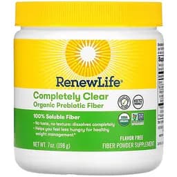 Клетчатка органическая Renew Life Completely Clear Organic Prebiotic Fiber 198 г