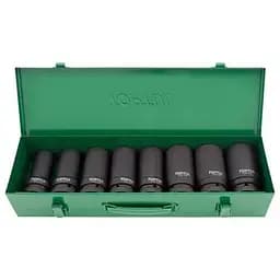 Комплект довгих головок ударних торцевих 1 24-41 мм 8ед. Toptul hoz0007638