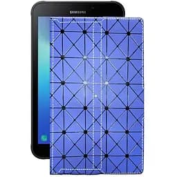 Чехол StatusCASE из экокожи для планшета Samsung Galaxy Tab Active 2 Синий ромб
