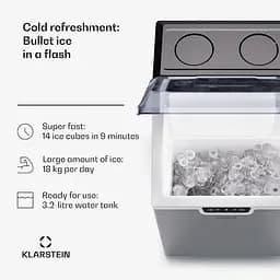 Льодогенератор Klarstein Icefestival 10045388 - мініатюра 2