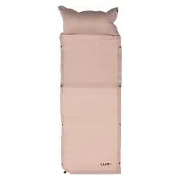 Надувной матрас автоматический 190х65х3 см с подушкой, бежевый LUGI LU-026