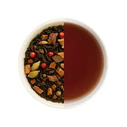 Чорний чай з фруктами OYCHA Яблучні карамелі, 70 г 