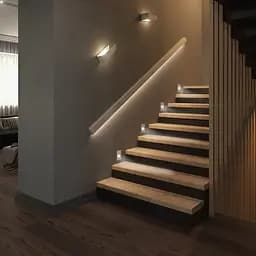 Встроенный светодиодный светильник для подсветки лестницы в белом цвете | Арт. JD13 | Line F