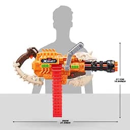 Швидкострільний бластер Zuru X-Shot Insanity Horrorfire Dread Hammer 48 патронів (36733) - мініатюра 10