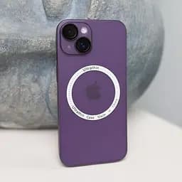 Ультратонкий чохол CasePro Ultra Thin MagSafe із захистом камери Purple для iPhone 14 - мініатюра 2