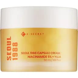Крем для обличчя K-Secret Seoul 1988 Capsule Cream Niacinamide 5% + Yuja капсульний 50 мл - мініатюра 2