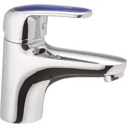 Змішувач для умивальника Haiba Magic 001 з синьою ручкою (HB0662)