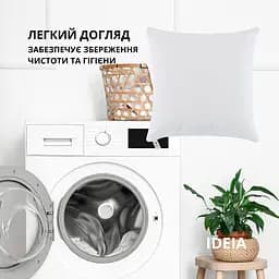 Подушка Idei для декоративної наволочки 45х45 біла  (8000029865) - мініатюра 4