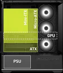 Корпус MSI MAG Pano 110R PZ ARGB Black - мініатюра 4