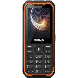 Мобильный телефон Sigma mobile X-style 310 Force Type-C, черный/оранжевый, 2 Nano-SIM, дисплей 2.8" цветной (240x320)
