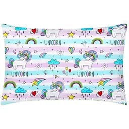 Наволочка Cosas Unicorn & Rainbow 50х70 см (UnicornRainbow_50)
