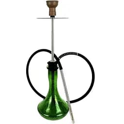 Кальян Tiaga Hookah Classic Silver Craft Crash Green