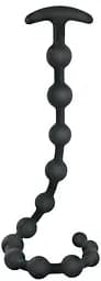 Анальний ланцюжок Black Velvets Anal Beads 50 см (чорний)