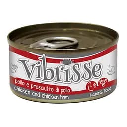 Консервований корм для котів з куркою та шинкою в соусі Croci Vibrisse 70 г