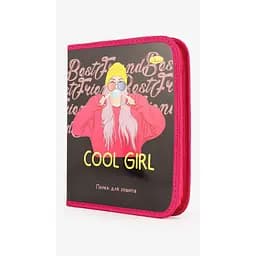 Папка для зошитів на блискавці "Cool Girl" Апельсин АП-1001 Різнокольоровий