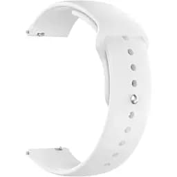Ремінець DK CDK для Xiaomi Amazfit Bip U / U Pro 20mm Silicone Sport Band (011908) (white)