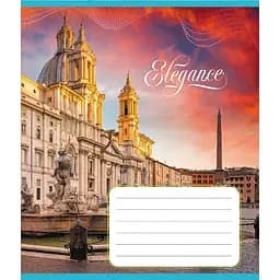 Зошит учнівський "Міста Європи" Leader 024-550207K-5 в клітинку, 24 аркуші