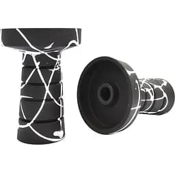 Чаша для кальяну Gusto Bowls Harmony BLACK Glaze білий