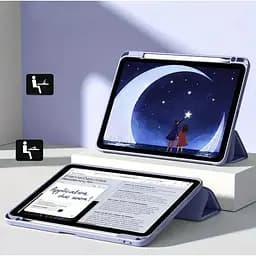 Чохол-книжка BeCover Soft Edge TPU з кріпленням Apple Pencil для Apple iPad Air 11" M2/M3 2024/2025 Purple (711707) - мініатюра 5