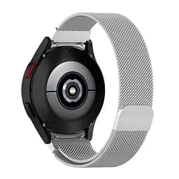 Ремінець для Samsung Galaxy Watch 4 44mm - Сріблястий Watchbands Milanese Loop ширина кріплення 20мм металевий (WB00S4MMILANESE4SILVER444) - мініатюра 2