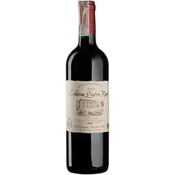 Вино Chateau Quatre Rieux Chateau Quatre Rieux 2019, красное, сухое, 0,75 л