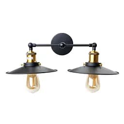 Бра Brille BL-404W/2 настінне накладне лофт E27 BK