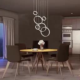 Люстра Brille лофт молекула підвісна LED 190W WW COF (BL-955S/6) - мініатюра 11