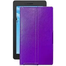 Чехол StatusCASE из экокожи для планшета Lenovo Tab E7 TB7104L Фиолетовый