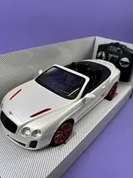 Машина р/у арт. PM1403 "POWERMOTORS",1:14 BENTLY GT SUPERSPORT,белый цвет, акум.,свет в кор.45*19,5*17см