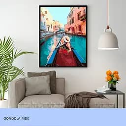 Картина за номерами 99IDEAS "Поїздка на гондолі" 40*50 см, GX41394 - мініатюра 3
