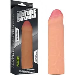 Насадка на пенис Lovetoy Revolutionary 16.5 см телесный