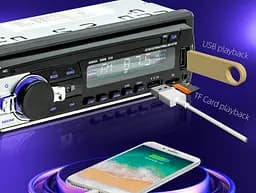 Автомагнітола BT-520 (Bluetooth, USB, AUX) - мініатюра 3