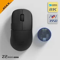 Бездротова миша Zaopin Z2 Mini Max / Три режими підключення / 8K / Сенсор PAW3950 / 30 000 DPI / Black - мініатюра 2