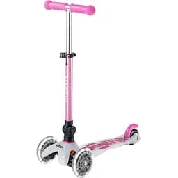 Самокат Micro Mini Deluxe Foldable Orion Glow LED Рожевий (MMD373)