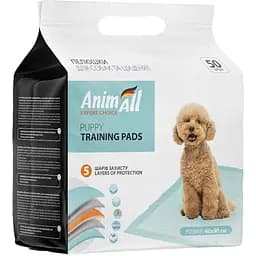 Пелюшки для собак та цуценят AnimAll Puppy Training Pads 60х90 см 50 шт.
